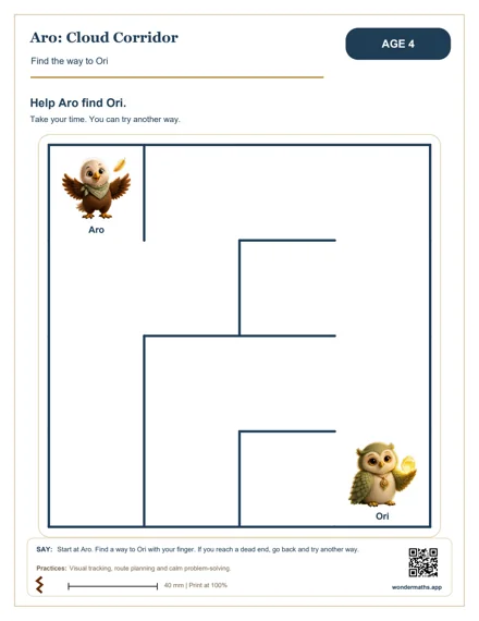 Preview of Find the way to Ori, age 4