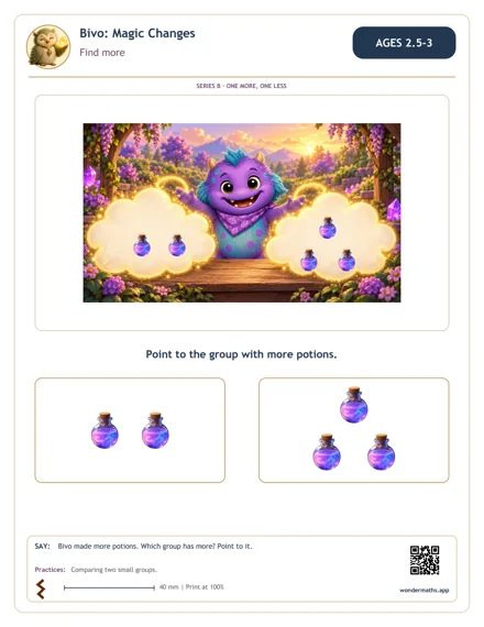 Preview of Set B: Find more, age 2.5-3