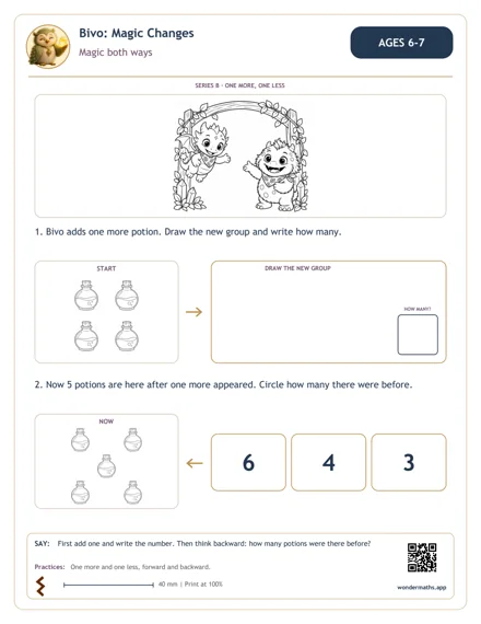 Preview of Set B: Magic both ways, age 6-7