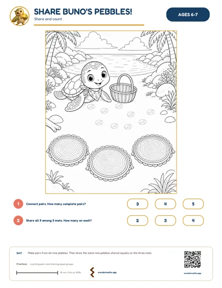 Preview of Share Buno’s pebbles!, age 6–7