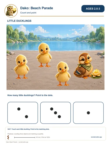Preview of Little ducklings, age 2.5–3