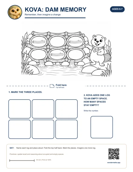Preview of Remember, then imagine a change, age 6–7