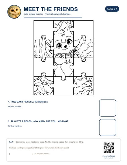 Preview of Think about what changes, age 6–7