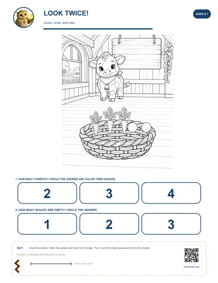 Preview of Set A · Look twice!, age 6–7