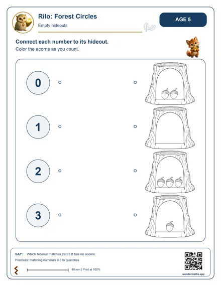 Preview of Empty hideouts · Match, age 5