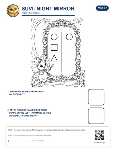 Preview of Repair, then change, age 6–7