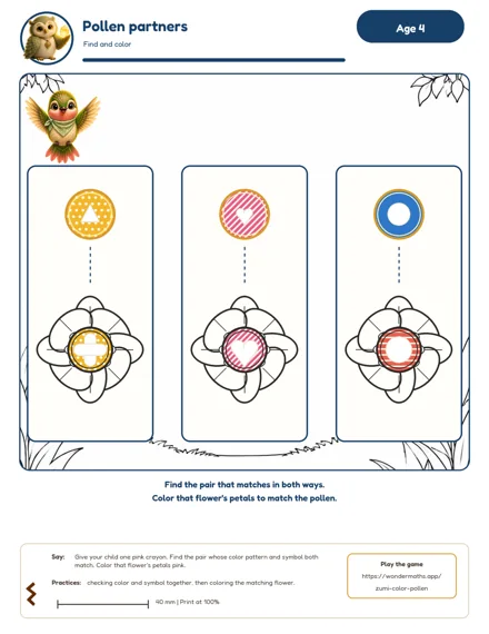 Preview of Pollen partners, age 4