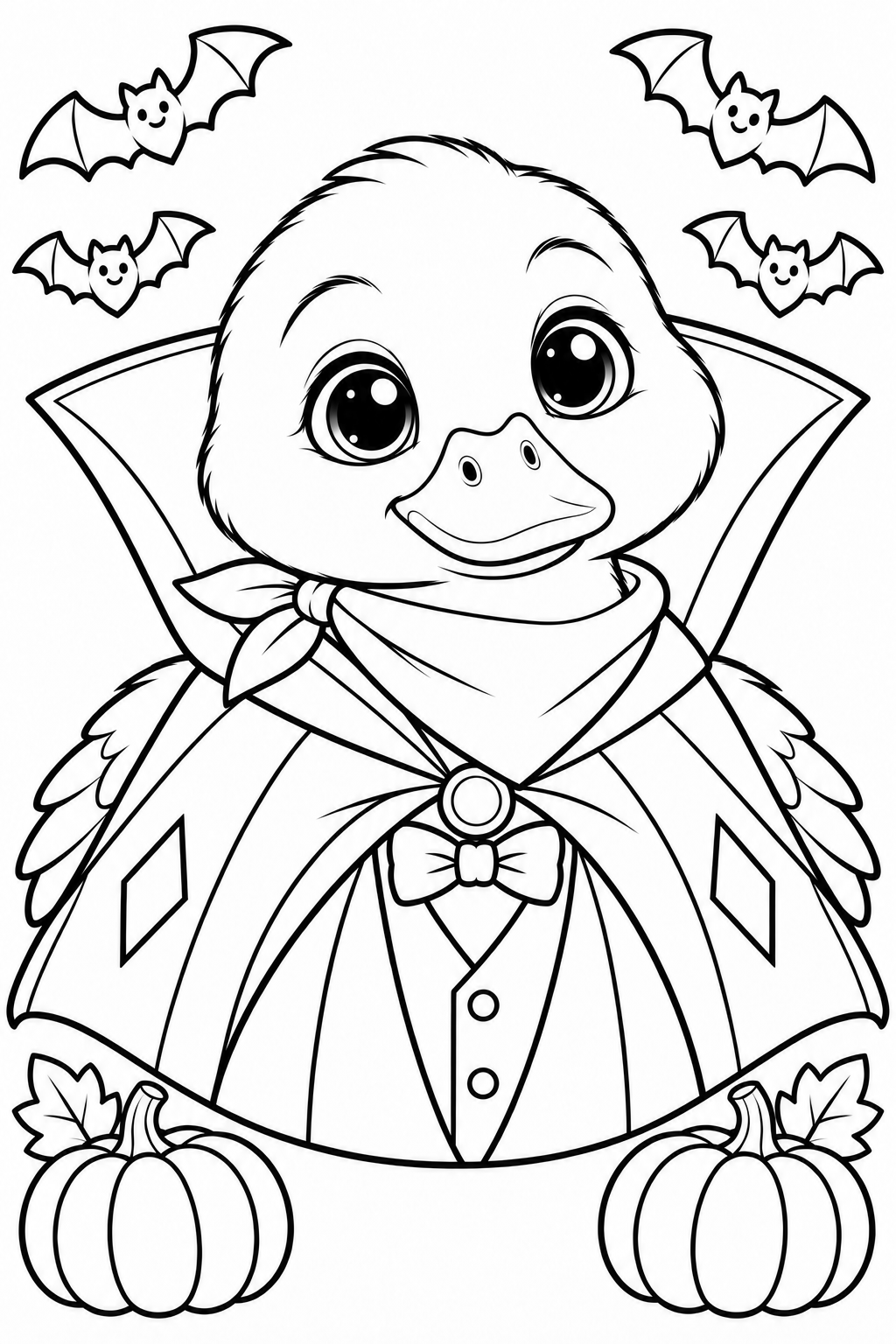 Dracula Friends coloring page 4: Dako