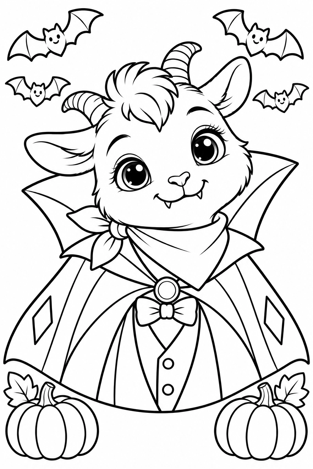 Dracula Friends coloring page 5: Juno
