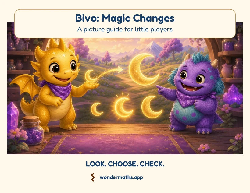First page of how to play for Bivo: Magic Changes