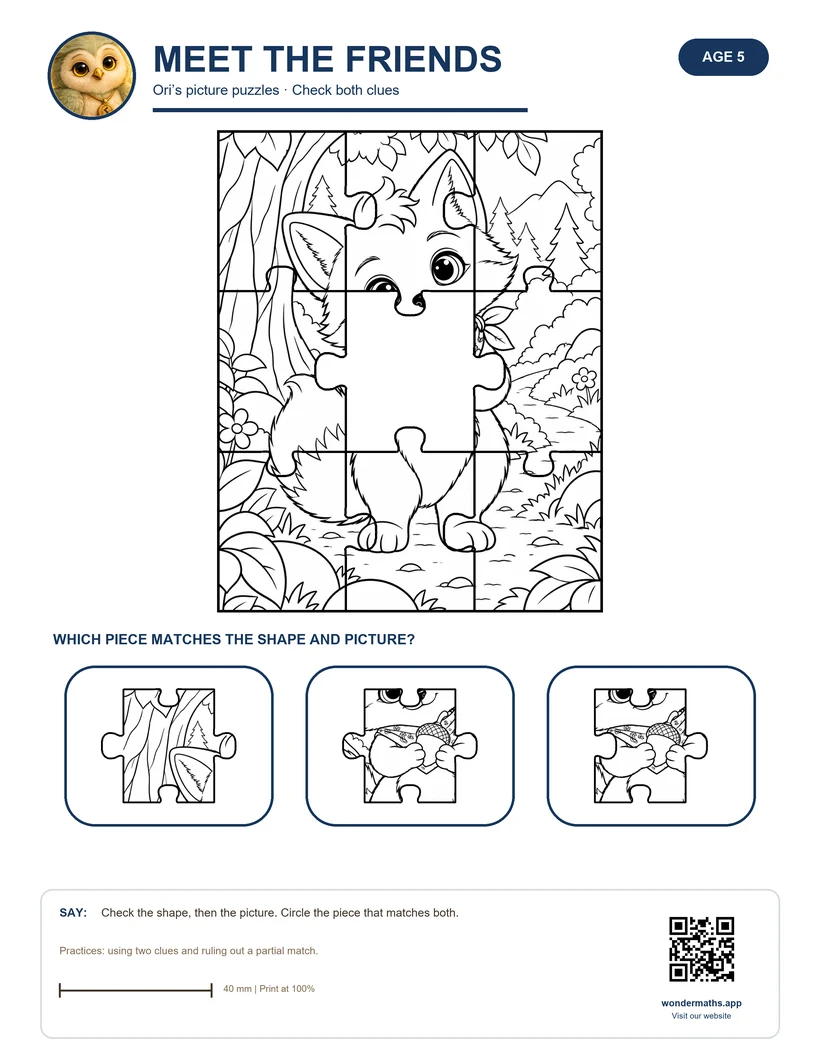 Color & count activity sheet