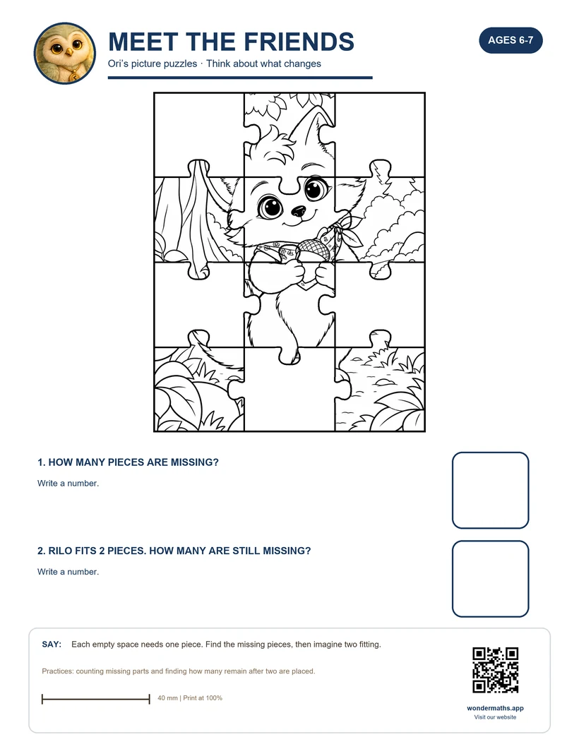 Look twice activity sheet
