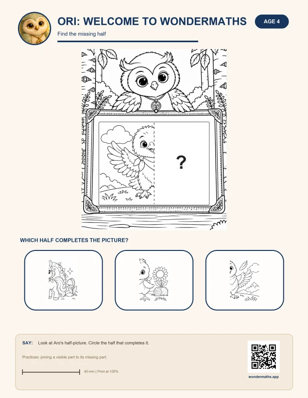 One crayon · US Letter activity sheet