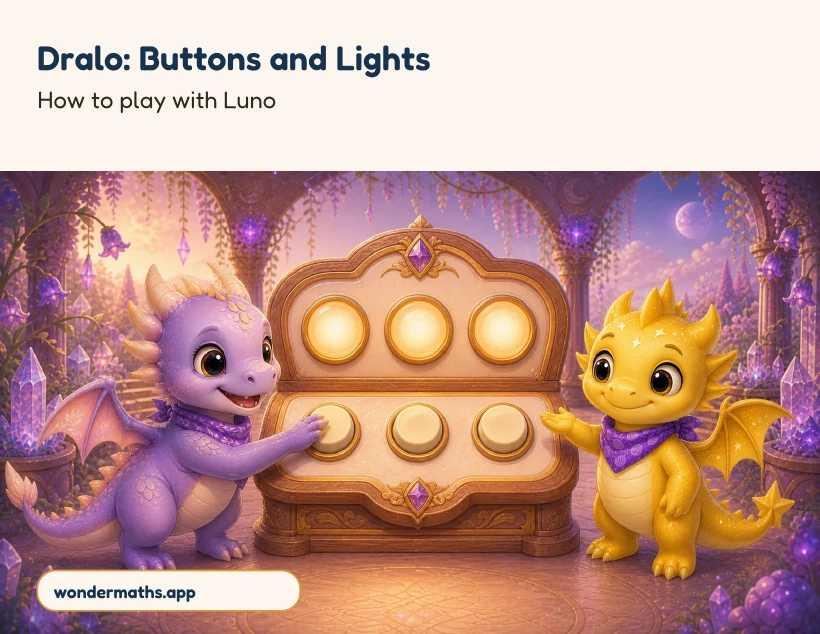 First page of how to play for Dralo: Buttons and Lights