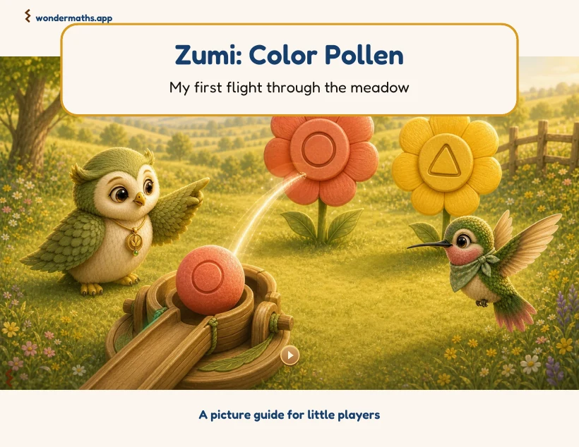 First page of how to play for Zumi: Color Pollen