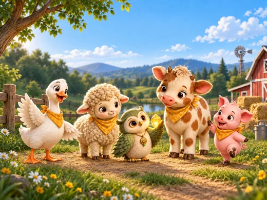 Farmyard wallpaper