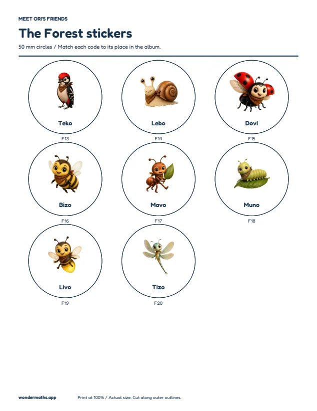 Friend stickers preview