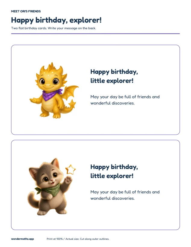 Letters & celebrations preview