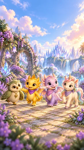 Ori with friends in Magic Realm