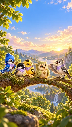Ori with friends in Open Sky