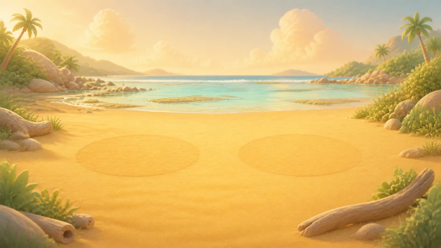 Warm turtle lagoon