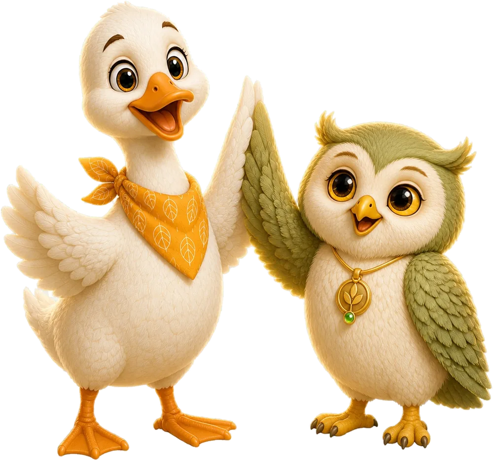 Hano and Ori high-five
