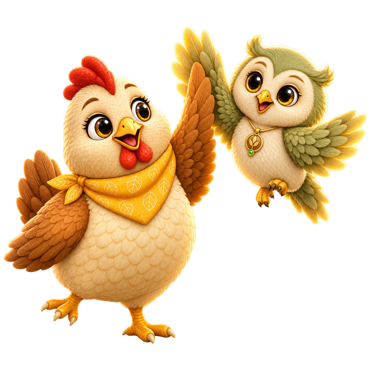 Kena and Ori high-five