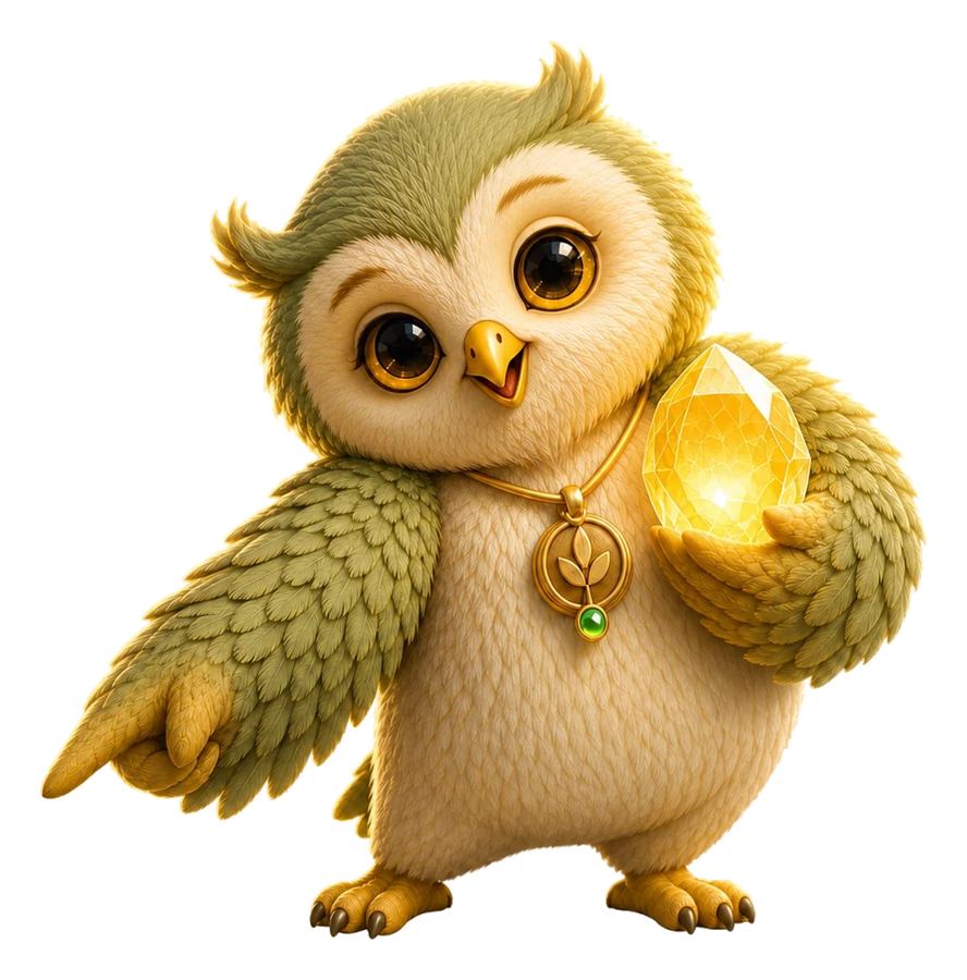 Ori the owl guide points toward the lily path