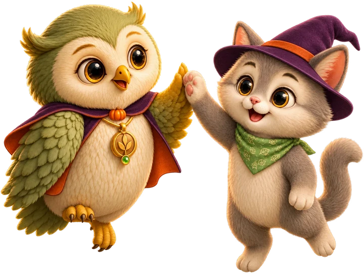 Vela and Ori high five